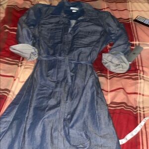Old Navy Blue Denim Dress (530)